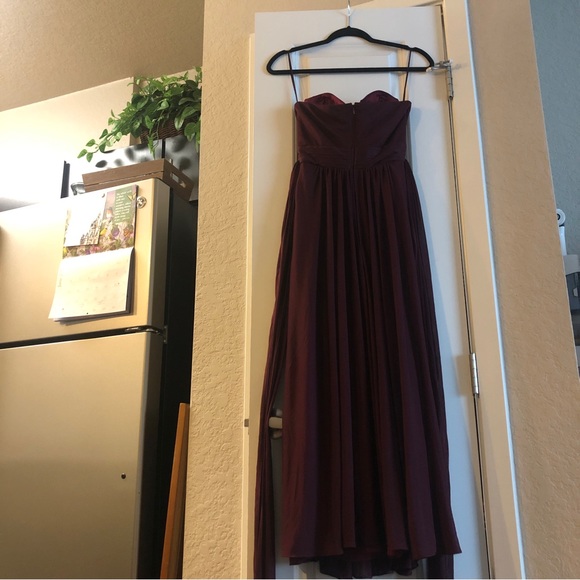 BIRDY GREY SHORTENED CHICKY CONVERTIBLE DRESS MESH CABERNET - Picture 6 of 16